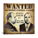 Al Capone Wanted Poster (18"W x 18"H x 0.75"D)