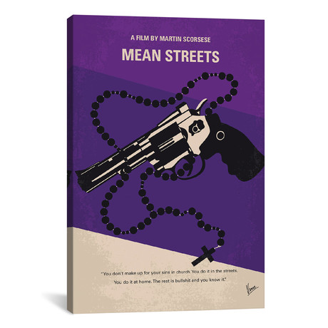 Mean Streets Minimal (18"W x 26"H x 0.75"D)