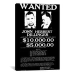 Wanted // John Herbert Dillinger (18"W x 26"H x 0.75"D)