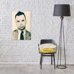 John Dillinger // Gangster Mugshot (18"W x 26"H x 0.75"D)