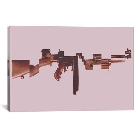 Gangsters Toy // Machine Gun (26"W x 18"H x 0.75"D)