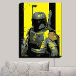 Illuminated Wall Art // Ty Jeter // Boba Fett (20"W x 16"H x 3.25"D)