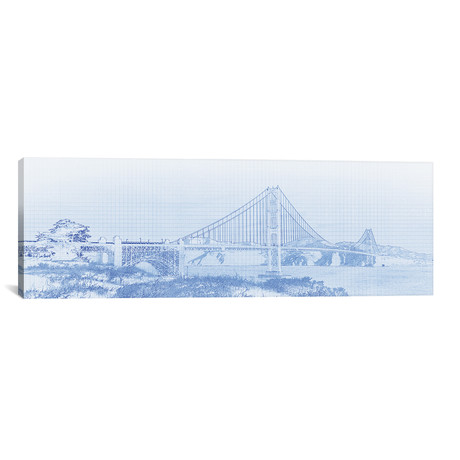 Golden Gate Bridge // San Francisco (12"W x 36"H x 0.75"D)