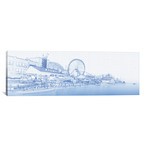 Navy Pier And Skyline At The Waterfront // Chicago (12"W x 36"H x 0.75"D)