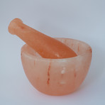 Himalayan Pink Mortar and Pestle