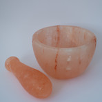 Himalayan Pink Mortar and Pestle