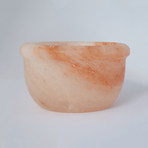 Himalayan Salt Bowl + Thin Walls // 6" Diameter