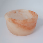 Himalayan Salt Bowl + Thin Walls // 6" Diameter