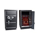 Safe Watch Winder // Black Leather