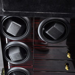 Safe Watch Winder // Black Leather