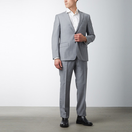 Classic Fit Half-Canvas Suit // Lite Gray (US: 38S)