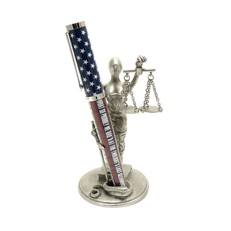 Scales of Justice Pen Holder