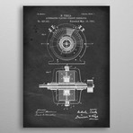 Metal Poster // Alternating Electric Current Generator