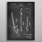 Metal Poster // Guitar - Fender