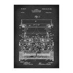 Metal Poster // Type Writing Machine