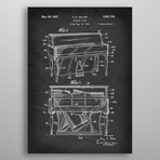 Metal Poster // Upright Piano