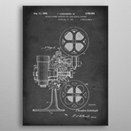 Metal Poster // Motion Picture Projector