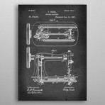 Metal Poster // Sewing Machine