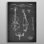 Metal Poster // Musical Instrument of the Viol