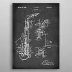 Metal Poster // Saxophone