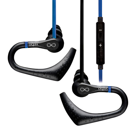 ZS-3 // Water Resistant Sports Earphones + Mic and Track Control + USB Charger