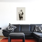 Nude Woman Charcoal Study 53 // Ashvin Harrison (18"W x 26"H x 0.75"D)