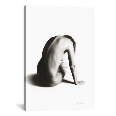 Nude Woman Charcoal Study 56 // Ashvin Harrison