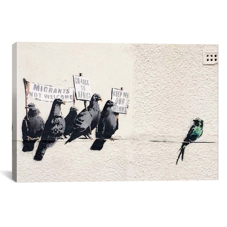 Immigration Mural // Banksy