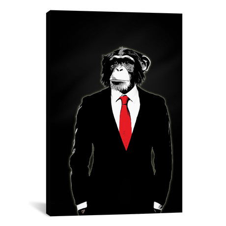 Domesticated Monkey (26"W x 18"H x 0.75"D)