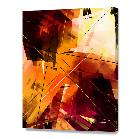 Shards of Sun (16"W x 20"H x 1.5"D)