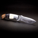 Kazakh Hunter Damascus Knife