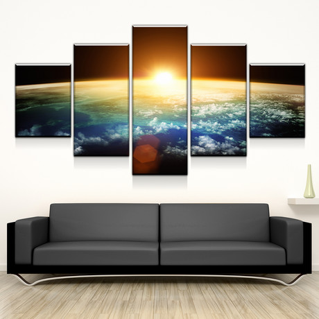 Sunset From Outer Space (Medium // 1 Panel)