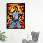 Chuck Norris (16"W x 20"H x 1.5"D Artblock)