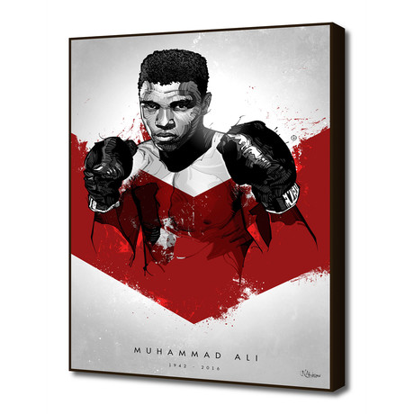 Muhammad Ali (16"W x 20"H x 1.5"D Artblock)