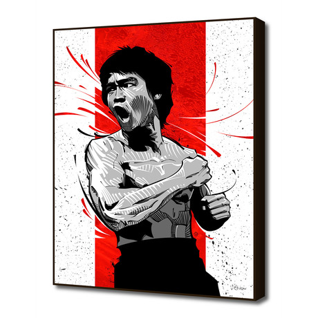 Bruce Lee (16"W x 20"H x 1.5"D Artblock)