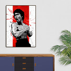 Bruce Lee (16"W x 20"H x 1.5"D Artblock)