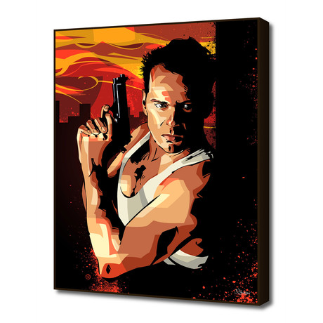 Die Hard 1 (16"W x 20"H x 1.5"D Artblock)