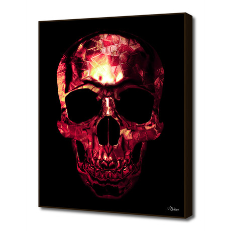 Skull 2 (16"W x 20"H x 1.5"D Artblock)