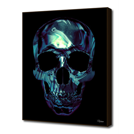 Skull 3 (16"W x 20"H x 1.5"D Artblock)