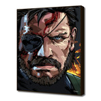 Solid Snake (16"W x 20"H x 1.5"D Artblock)