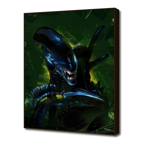 Alien (16"W x 20"H x 1.5"D Artblock)