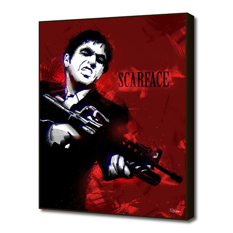 Scarface (16"W x 20"H x 1.5"D Artblock)