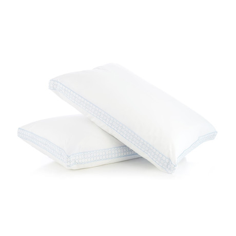 100% Cotton Ultra Cooling Pillow // Twin Pack