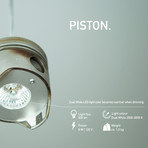 Piston Pendant Light