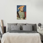 Portrait of Henry VII of England // King of England + His Pizza Hat // 5by5collective (18"W x 26"H x 0.75"D)