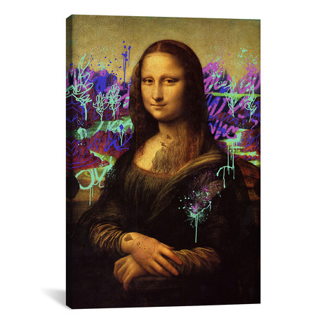 Mona Lisa -The Perfect Smile // 5by5collective (18"W x 26"H x 0.75"D)