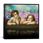 Sistine Madonna // The Two Bored Angels // 5by5collective (18"W x 18"H x 0.75"D)