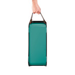 UNA Portable Outdoor Charcoal Grill // Mint Turquoise