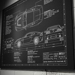 Aston Martin // 2012-2018 // V12 Vantage (17"W x 12"H x .125"D)