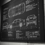 Audi // 2016-2017 // RS3 Sedan (17"W x 12"H x .125"D)